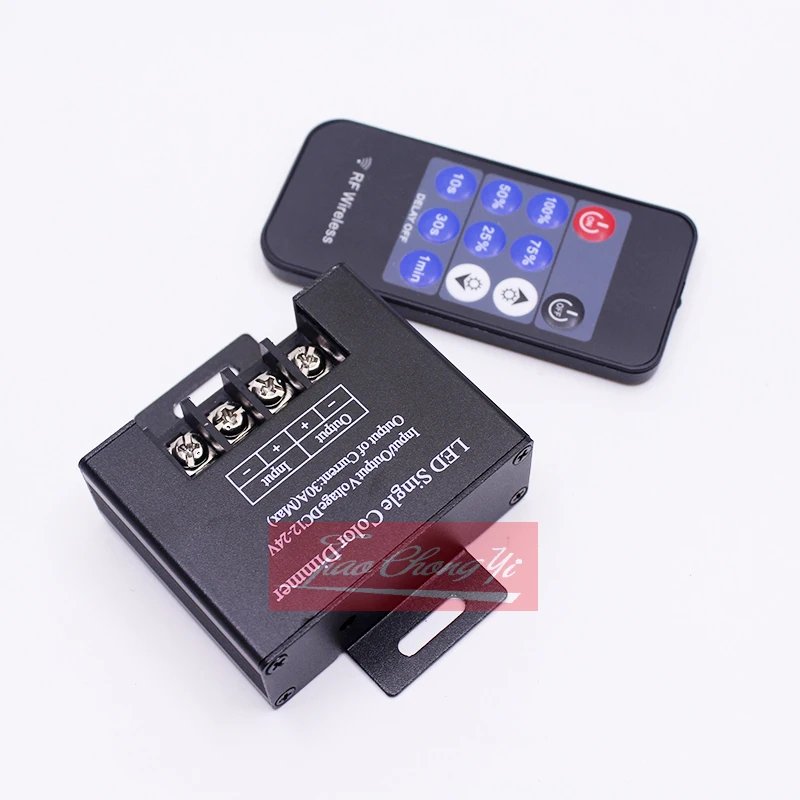 30A LED Одноцветный диммер DC12V 24V 11Key RF для диммера регулятор затемнения 5050 3528