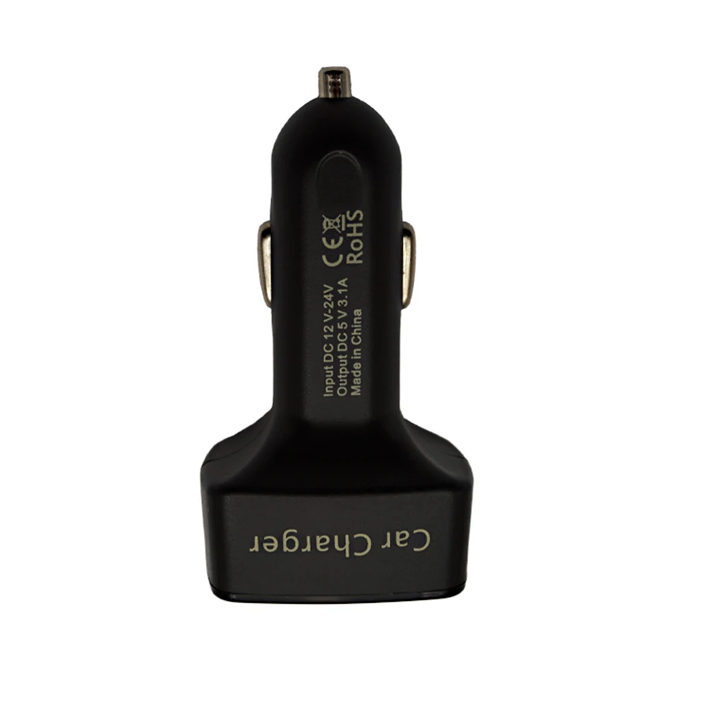 Автомобильное зарядное устройство EC2 Dual USB 4 в 1 3 а 12 24 2 порта адаптер защита от