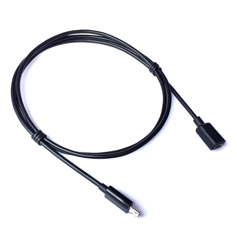 0 5 м полный Pin подключенный Micro USB 2 Тип контактный штекер гнездо Кабель для