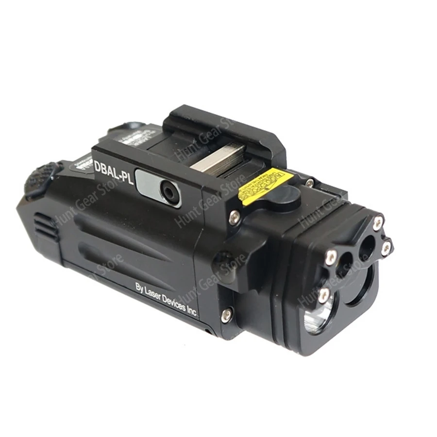DBAL-PL Tactical IR Laser Light Combo Strobe Light LED Gun Tac Flashlight With Red Laser NV Illuminator