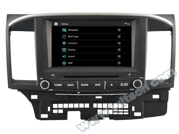 АВТОМАГНИТОЛА DVD GPS WITSON ДЛЯ MITSUBISHI LANCER с емкостным экраном+1080P+DSP+WiFi+3G+DVR+Профессиональное качество звука автомагнитолы.