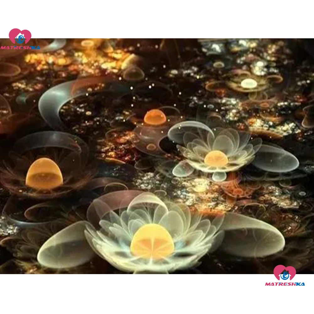 5D DIY алмазная живопись Аксессуары Красочные абстрактные цветы мандалы полностью