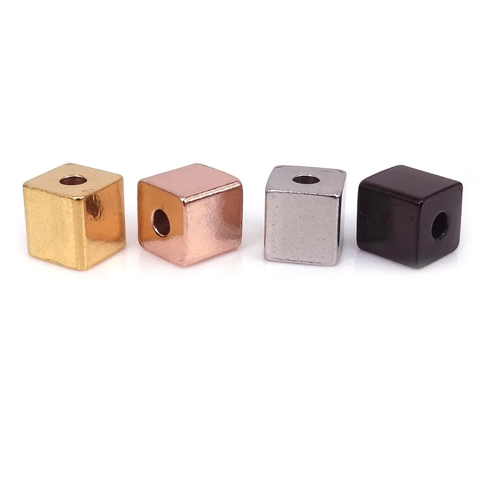 Бусины из нержавеющей стали для изготовления браслетов 6 8 10 12 мм|cube beads|beads brandstainless