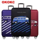 Защитный чехол на чемодан для путешествий, растягивающийся, для S  M  L  XL, подходит для чехлов 18-32 дюйма, аксессуары для путешествий