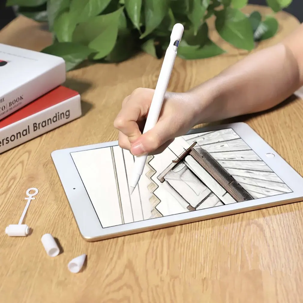 Цветной мягкий силиконовый совместимый для Apple Pencil чехол совместимый для iPad Tablet стилус защитный чехол