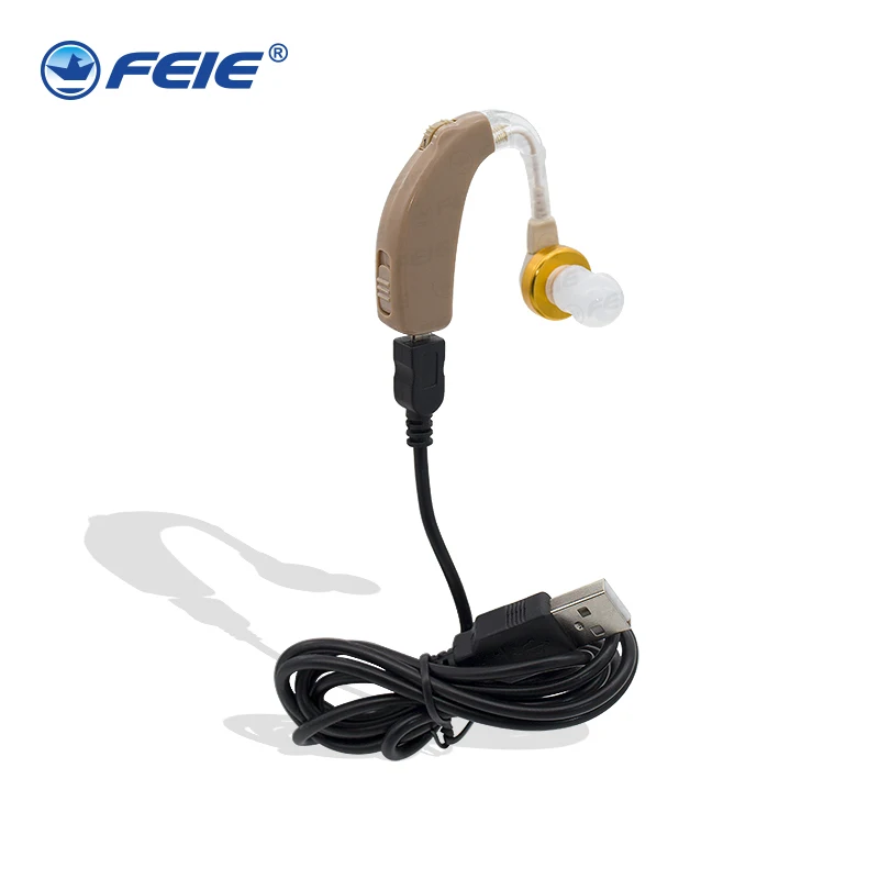USB Перезаряжаемые BTE звуковой слуховой аппарат C-108 новаторский элемент объем Amplifeir глухой ухо медицинское оборудование