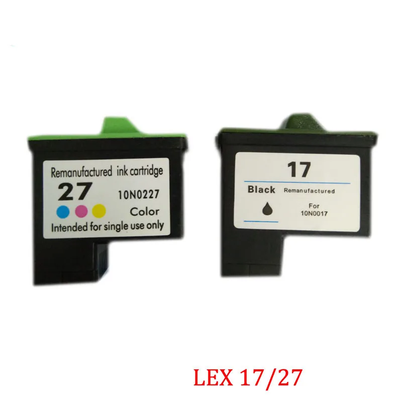 Картридж с чернилами для принтера Lexmark 17 27 Z605 Z615 X1100 X1150 X1270 i3 Z13 Z23 Z34 Z515 Z517 Z600 Z603 X2250 |