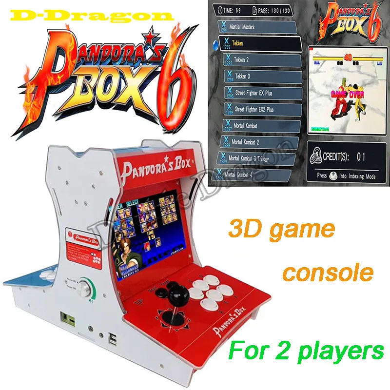 Игровая мини приставка Pandora Box 6 PCB 1300 в 1 VGA/HDMI|Игры с монетами| |