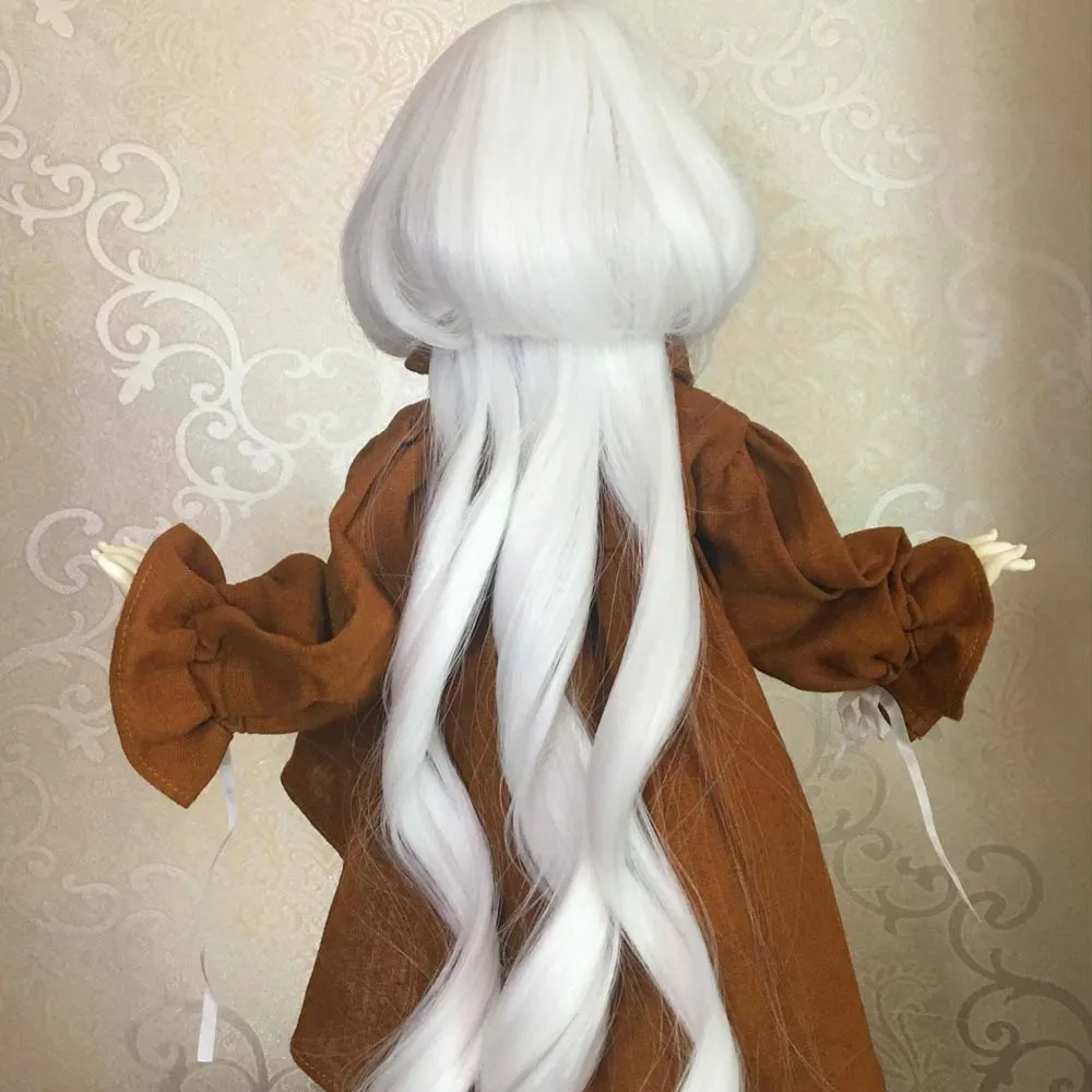 MUZI BJD кукольные парики имитация мохера волнистые волосы доступны для 1/3 DD