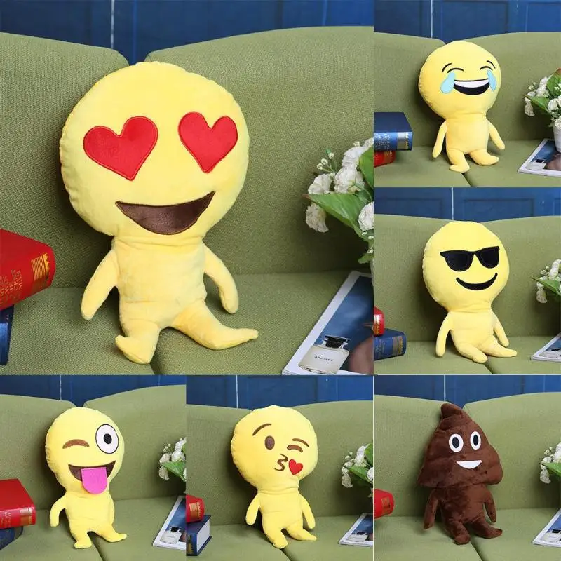 Смайлы QQ забавная игрушка навоз обнимающая подушка кукла улыбка задняя Подушка Декор
