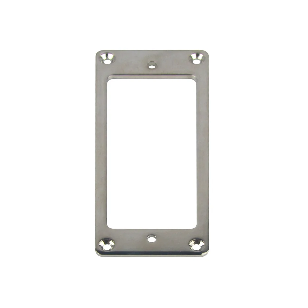 FLEOR 2 шт. хромированный металлический брикет для захвата шеи плоский хамбакер