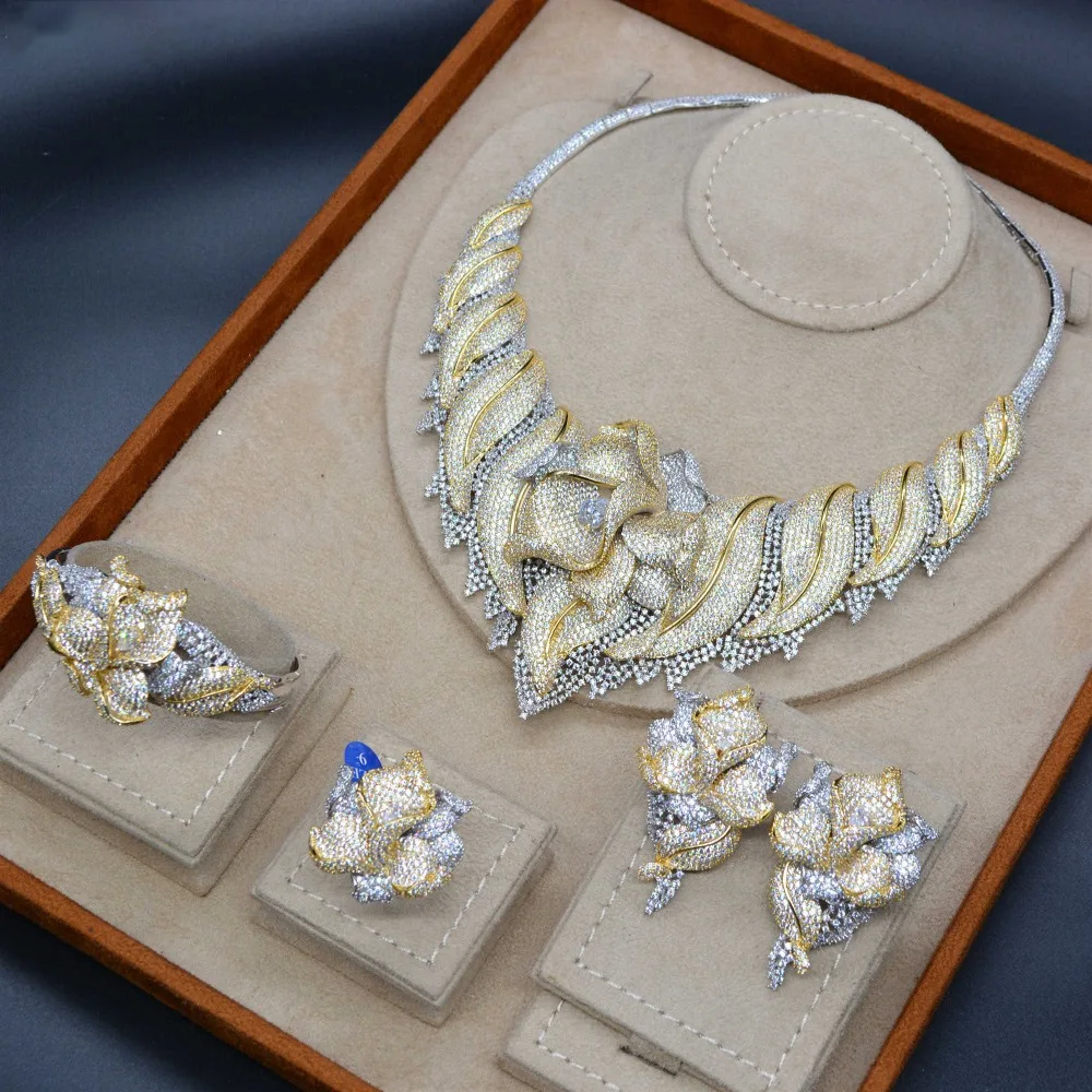 4 шт./комплект серьги и кольцо в форме листа|Ювелирные наборы| |