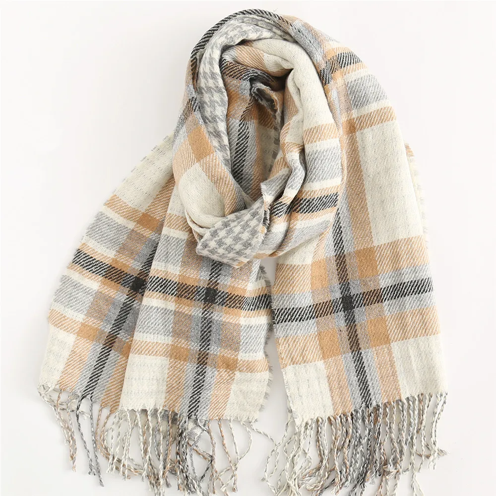 2018 Шаль Плед большого размера Ленточки зима женский шарф Для женщин плед Одеяло