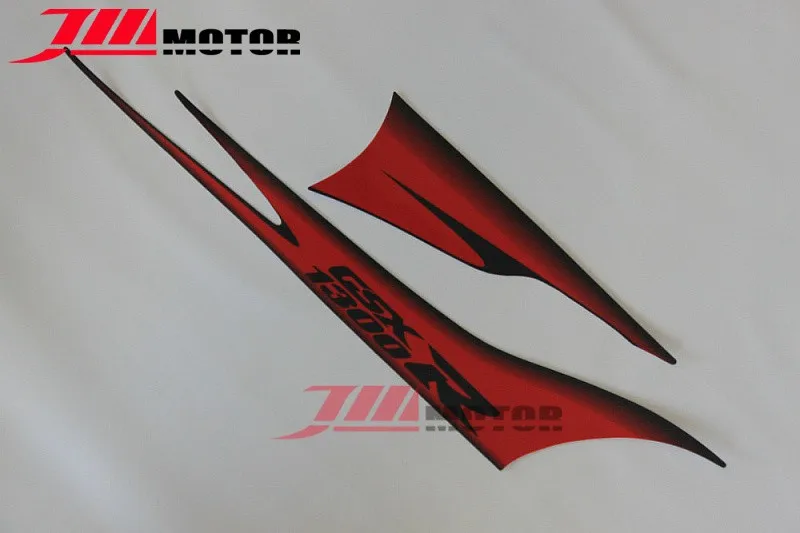 YY-DS-SI-013RD мотоцикл весь автомобиль 3M наклейки красный цвет для Suzuki GSXR1300 Hayabusa 2008-2012