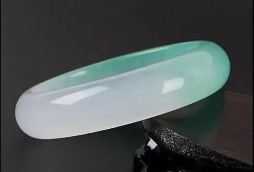 Koraba Fine Jewelry China Natural Beautiful White and Green Jade Bangle Bracelet Free Shipping | Украшения и аксессуары
