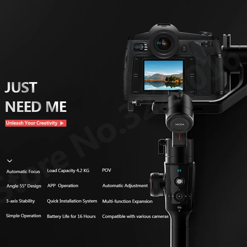 Moza Air 2 3-осевое переносное карданное Maxload 4,2 кг AIR2 стабилизатор для DSLR sony цифровой зеркальной камеры Canon Nikon w 3/8 1/4 винт PK DJI Ronin S