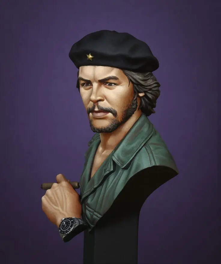 1/10 Неокрашенный резиновый бюст Che Guevara|Наборы для сборки моделей| |