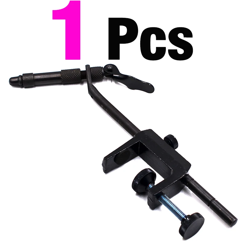 Matte Black 1 Set MNFT 1 шт. роторный c-зажим для завязывания мушек тиски DIY матовый черный утюжок для завязывания тисков мух крюк инструмент для начинающих путешественников - Цвет: Matte Black 1 Set