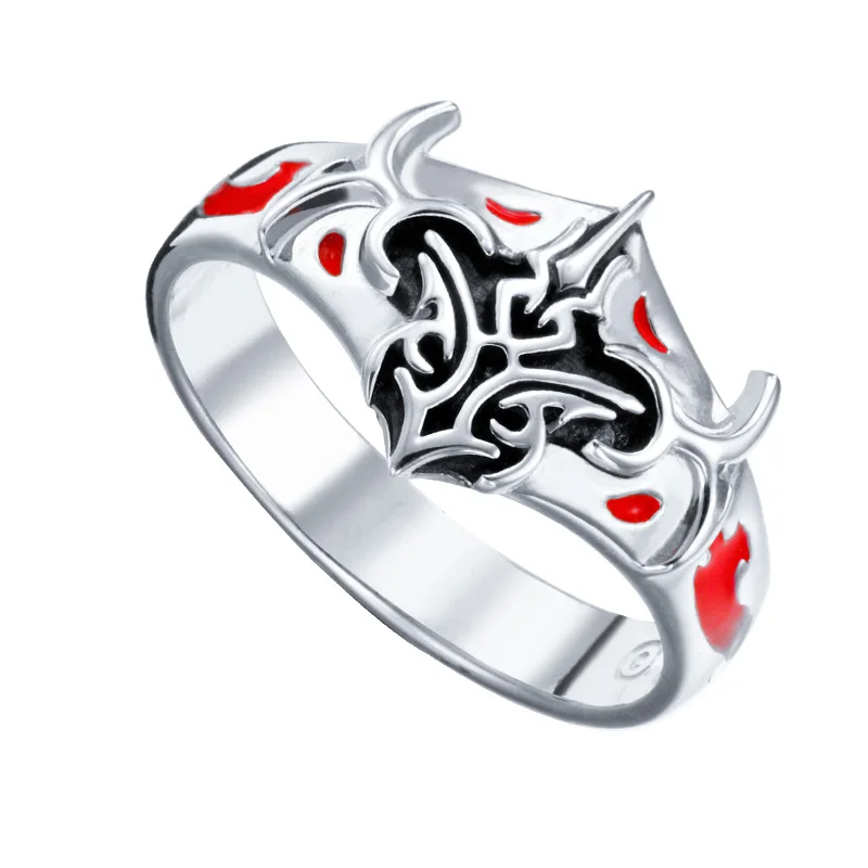 Fate/Extra kisshinami Hakuno S925 кольцо стерлинговоe серебряное аксессуары для костюма мужские ювелирные изделия подарки на день рождения для мальчиков бойфренд