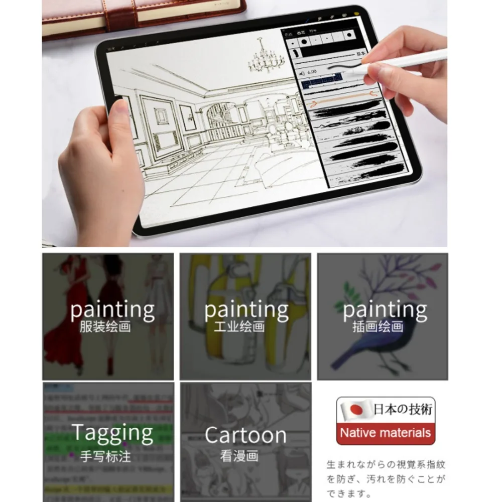 Матовая с антибликовым покрытием экран протектор плёнки для iPad Pro 9 7 10 5 mini 4 3 2 1