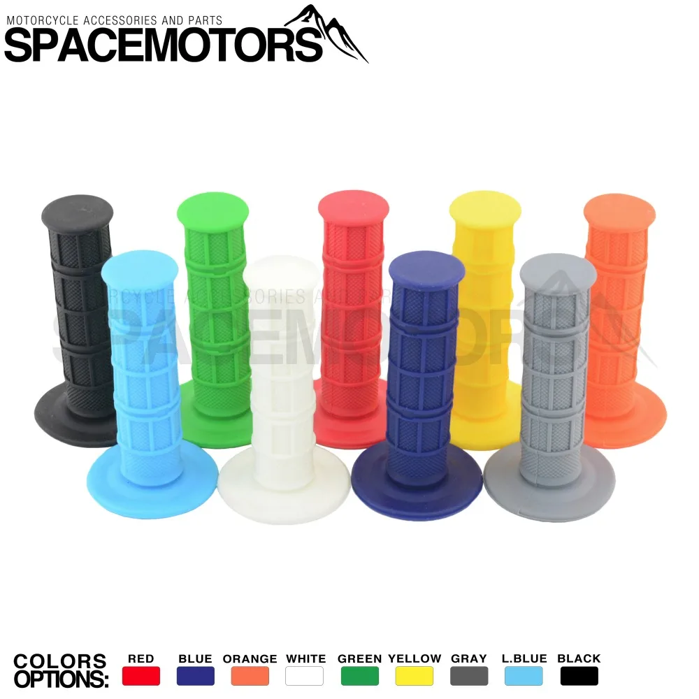 MX резиновые гелевые Грипсы 7/8 дюйма черного цвета для мотоцикла мотокросса