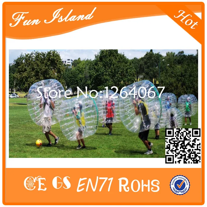 Бесплатная доставка надувной шар для бампера диаметром 1 метр/шар зорбинга