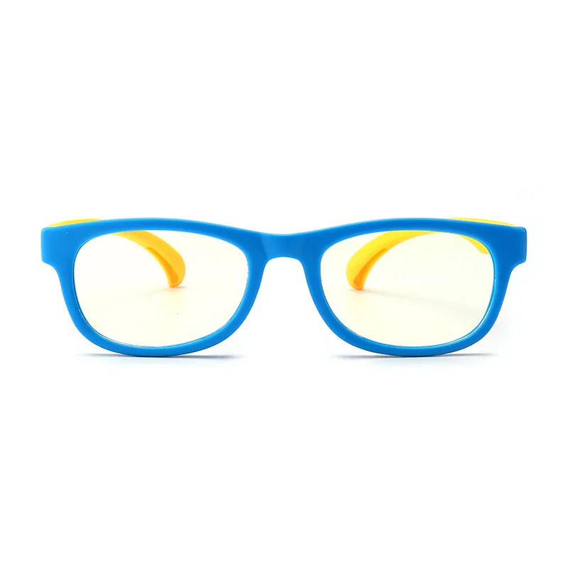 Seemfly модные детские анти Синие лучи очки силиконовые детские очки Uvioresistant антиусталость компьютер для девочек и мальчиков