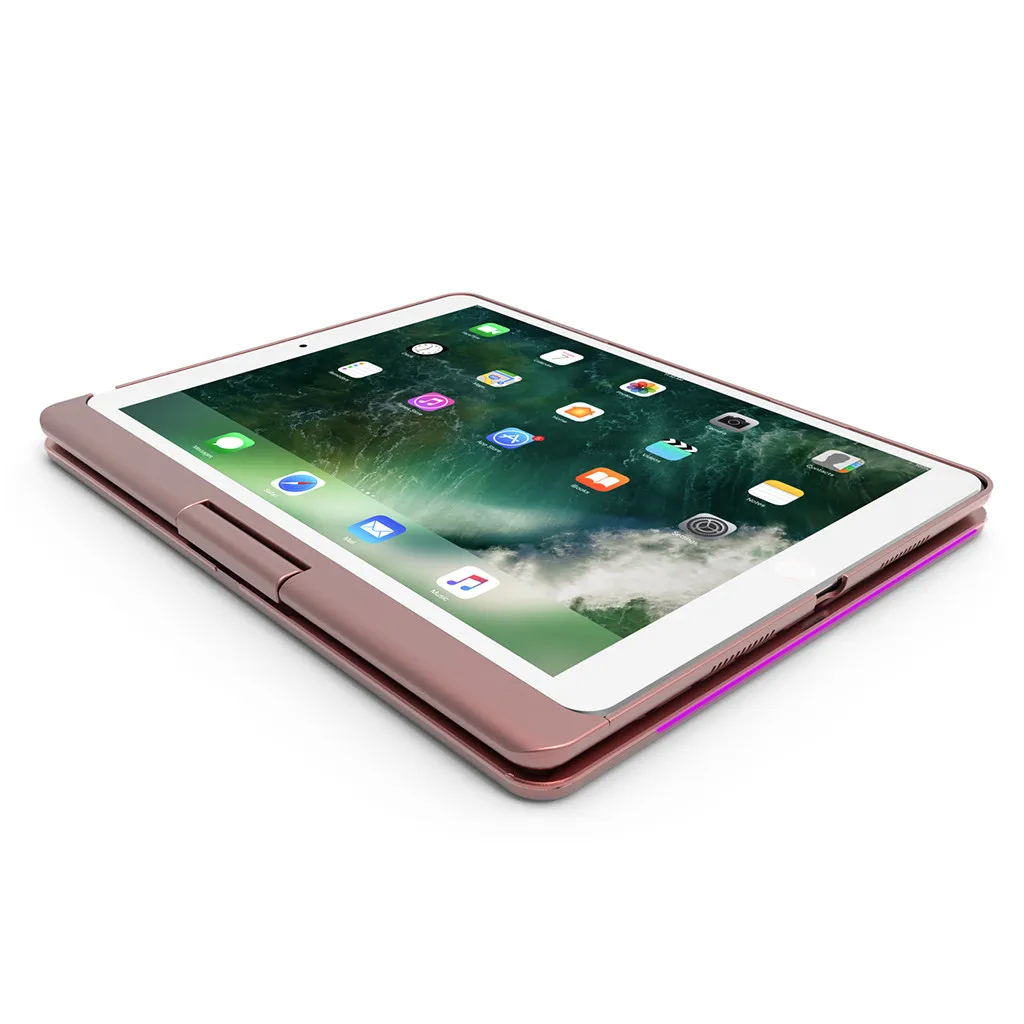 Клавиатура VOBERRY для IPad Air/Pro 10,5 чехол с откидной крышкой на 360 градусов Беспроводная Bluetooth клавиатура с подсветкой Bluetooth клавиатура#2