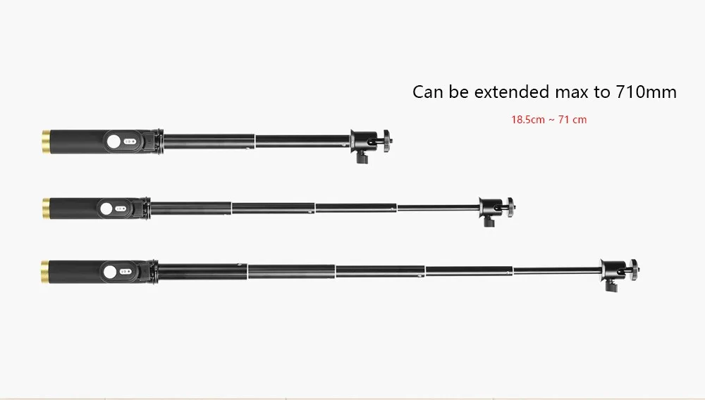 Новый Bluetooth монопод Штатив ручной селфи палка дистанционное управление для Xiaomi YI