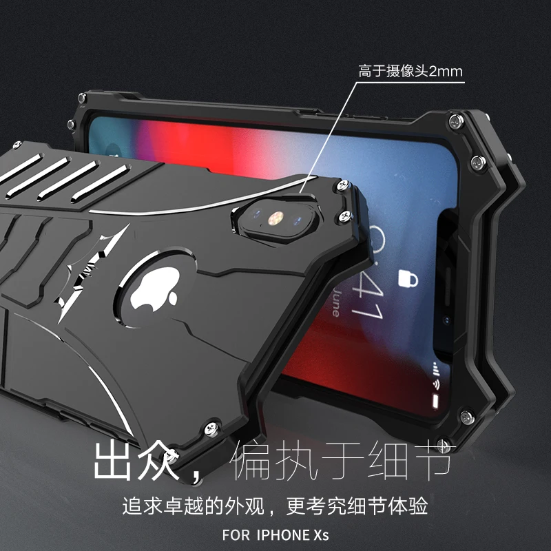 R-JUST Новое поступление для iphone XS чехол противоударный крутая продукция 5 8 дюймов |