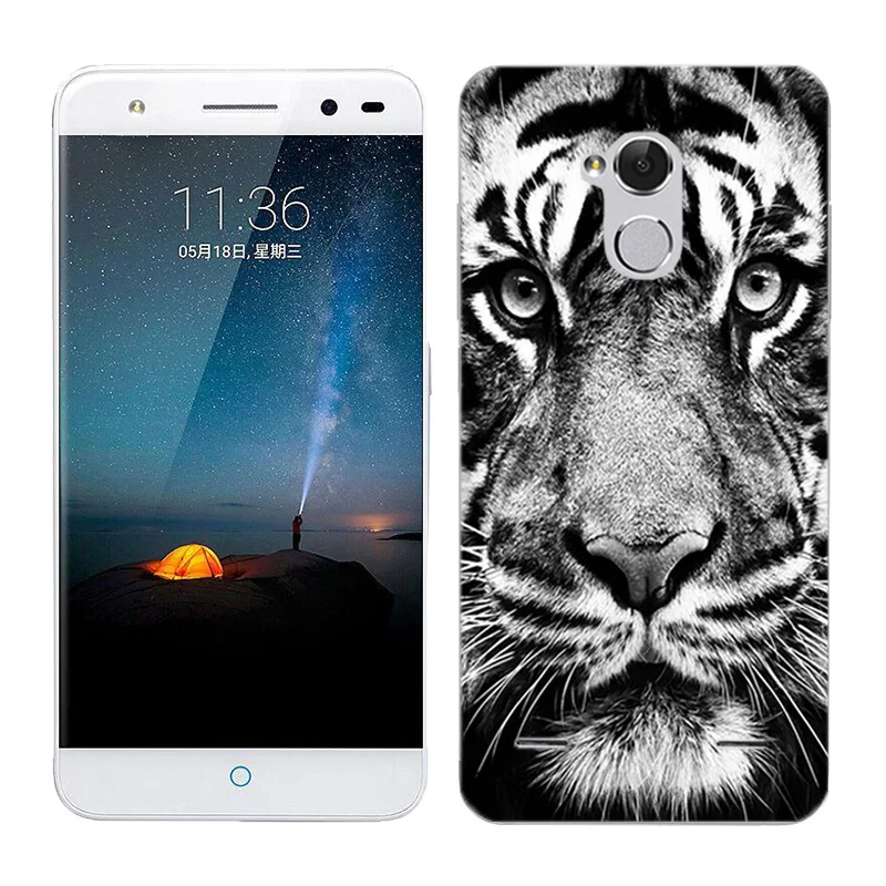 Мягкий силиконовый чехол для телефона zte Blade V7 Lite, прозрачный чехол с изображением Луны и земли, 5,0 дюйма, задняя крышка для zte Blade V 7 Lite, чехол