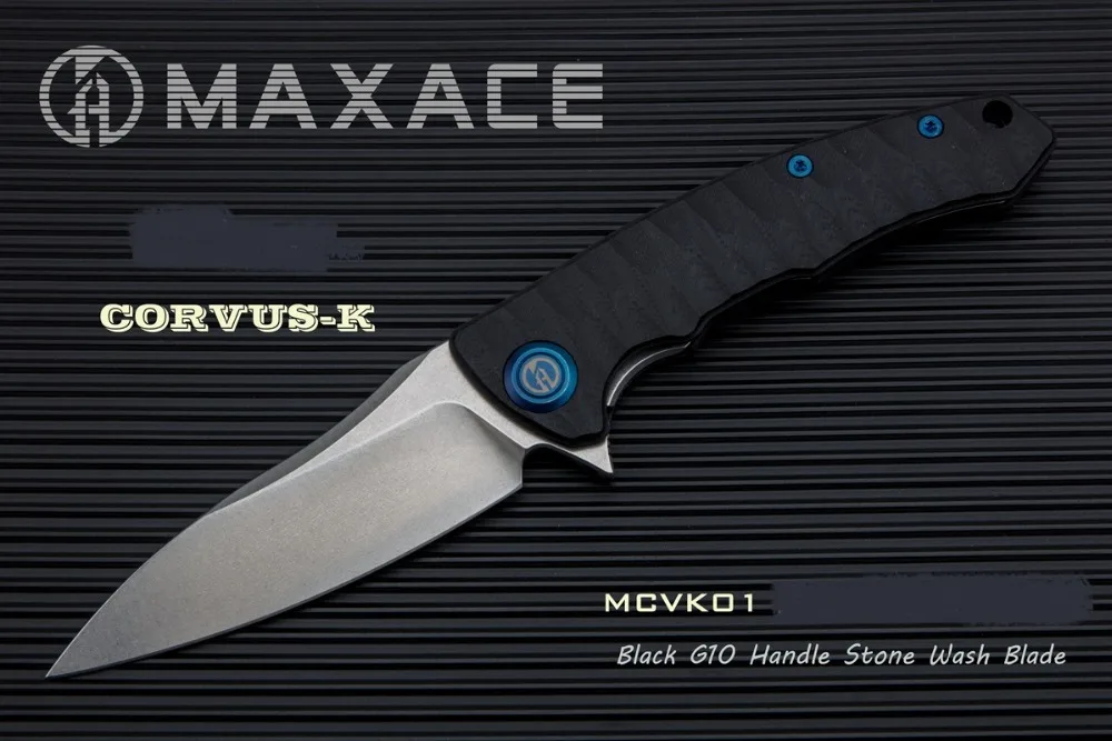 Новый черный Камуфляжный Maxace Corvus K110 стальной подшипник компактный походный нож