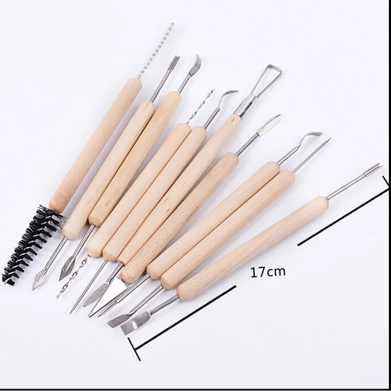 11 шт. инструменты из древесной глины керамическая модель Инструменты полимерной