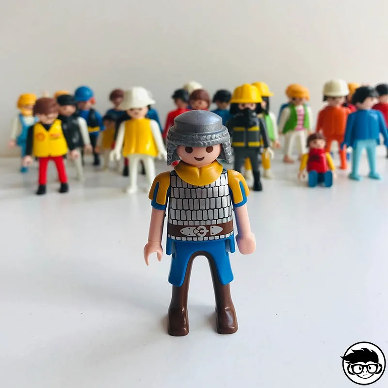 Playmobil Фигурка средневекового рыцаря синий 2004 свободный|Настольный футбол| |