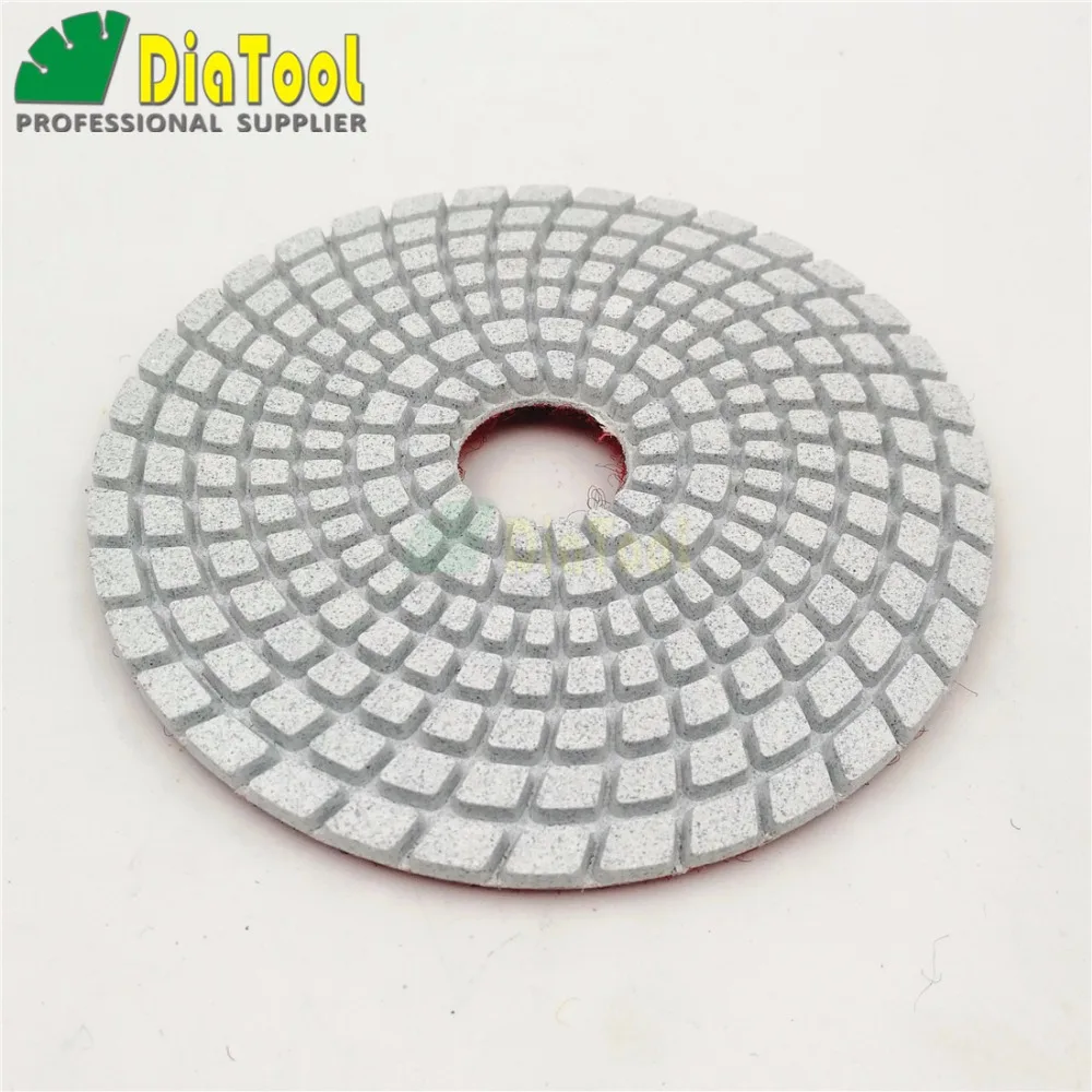 SHDIATOOL 10 шт диаметром 100 мм/4 &quotГрит # белый Бонд Алмазные Гибкие Мокрый
