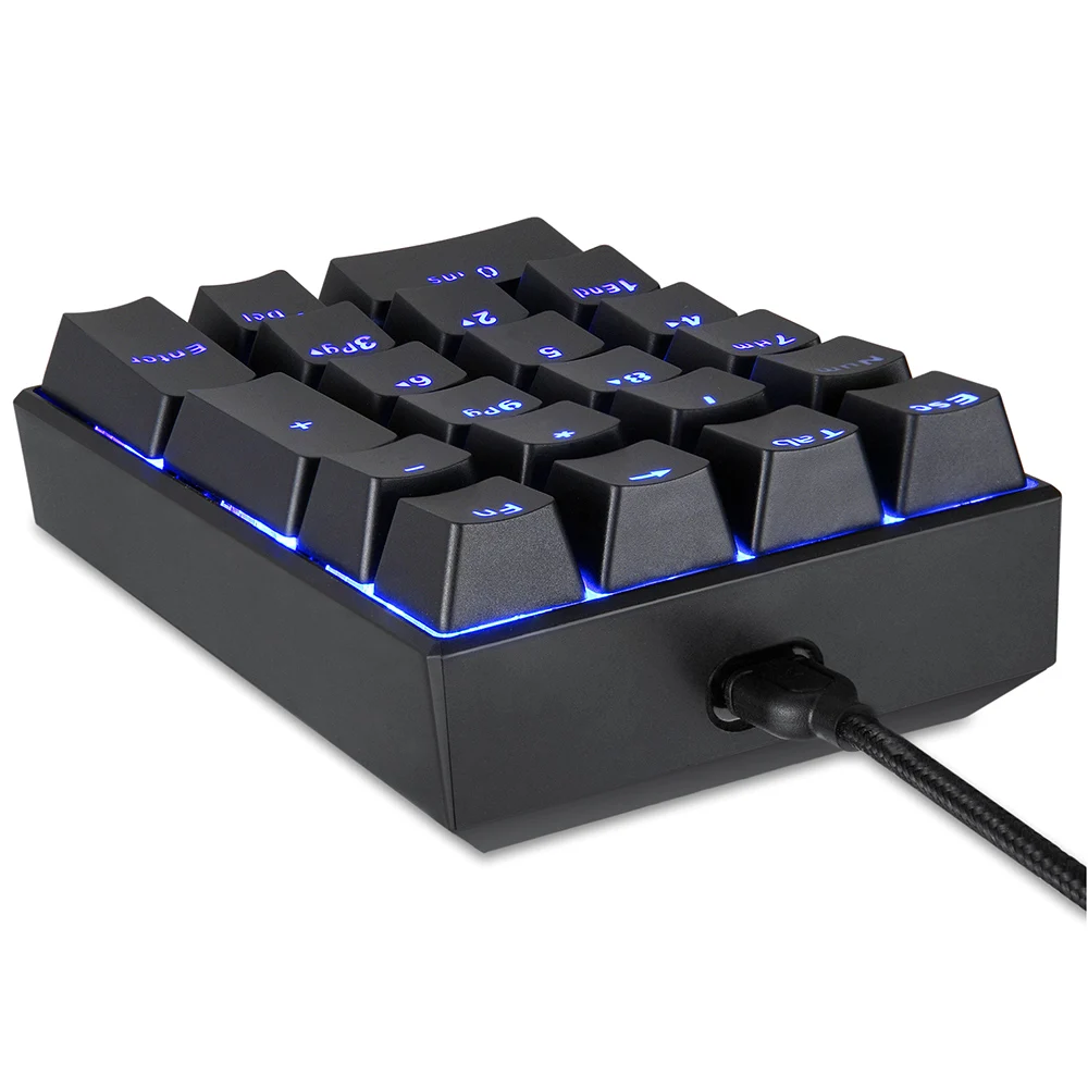 Motospeed K23 USB Проводная цифровая механическая клавиатура с переключателем Kailh