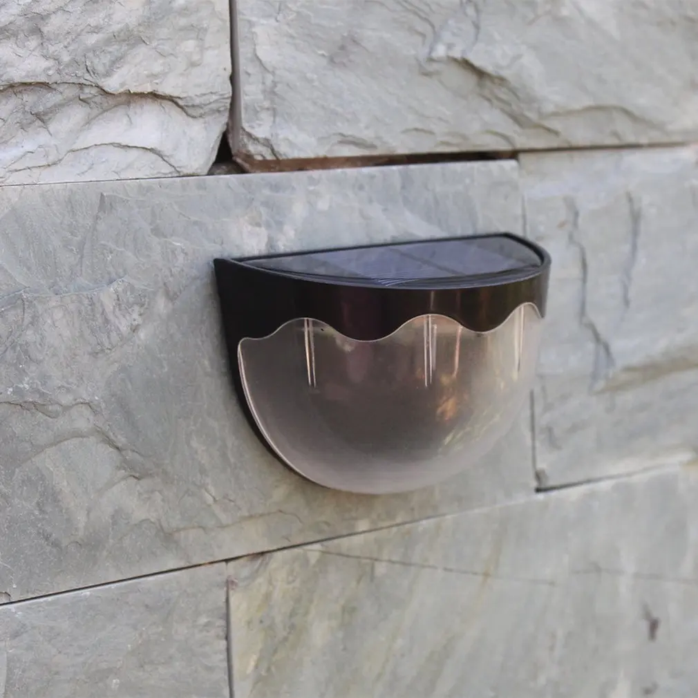 Durable 6PCS LED Solar Lamp Wall Sensor Waterproof Light White Fence Gutter Garden Yard Roof |