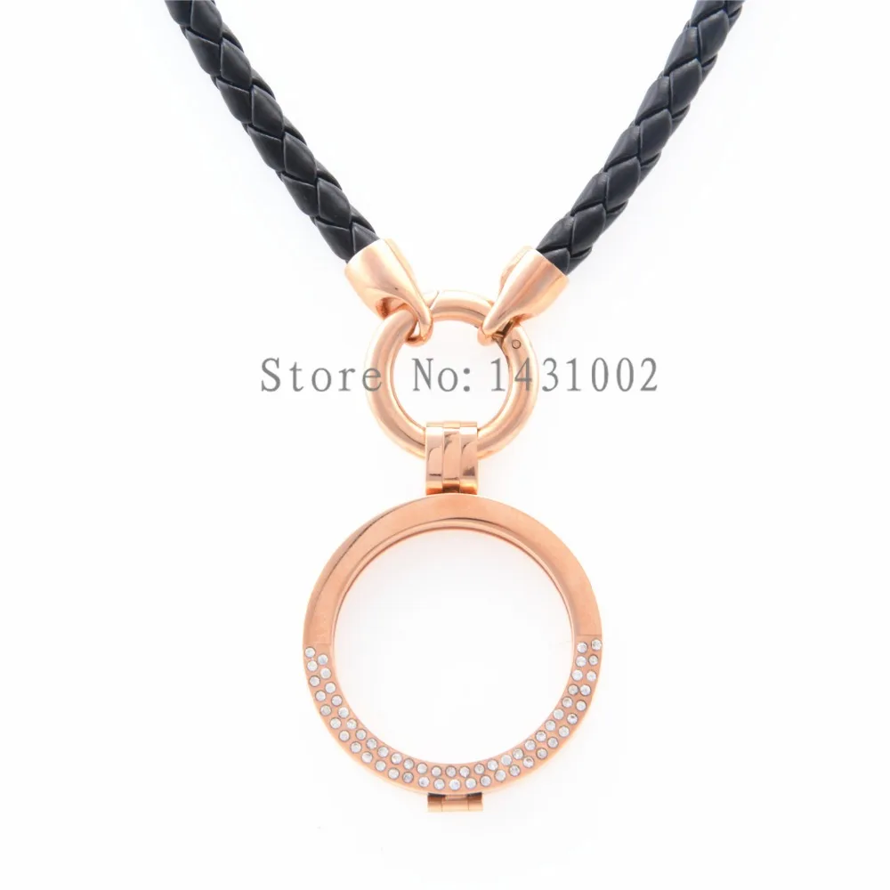 Vinnie Design ювелирные изделия 40 см черное кожаное ожерелье 35 мм из нержавеющей стали