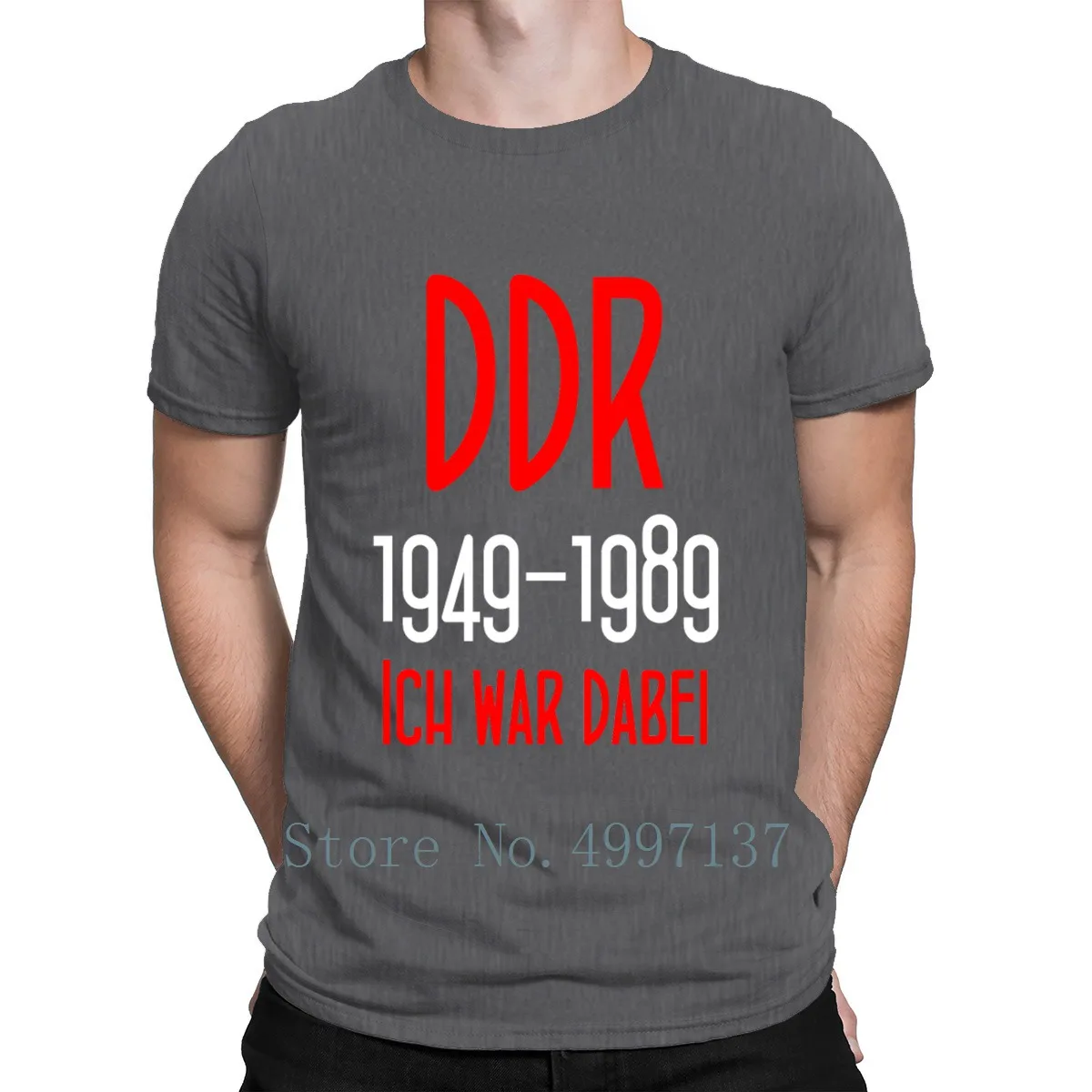 Футболка Ddr 1949 1989 Deutsche demokrматче понок летняя стильная графическая дышащая