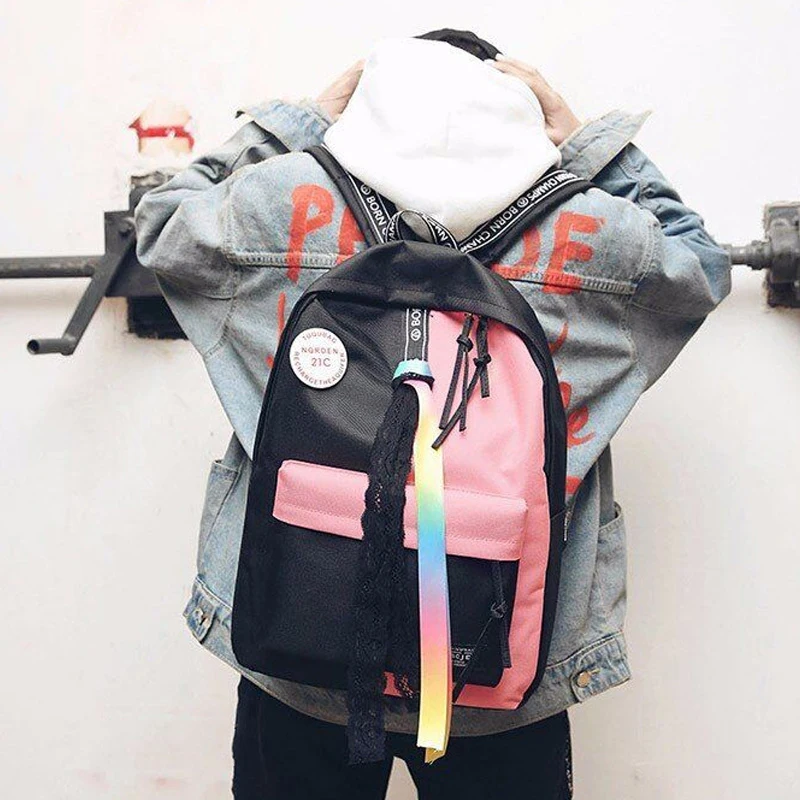 Для женщин рюкзак женский школьный дорожная сумка школа моды для девочек Элитный