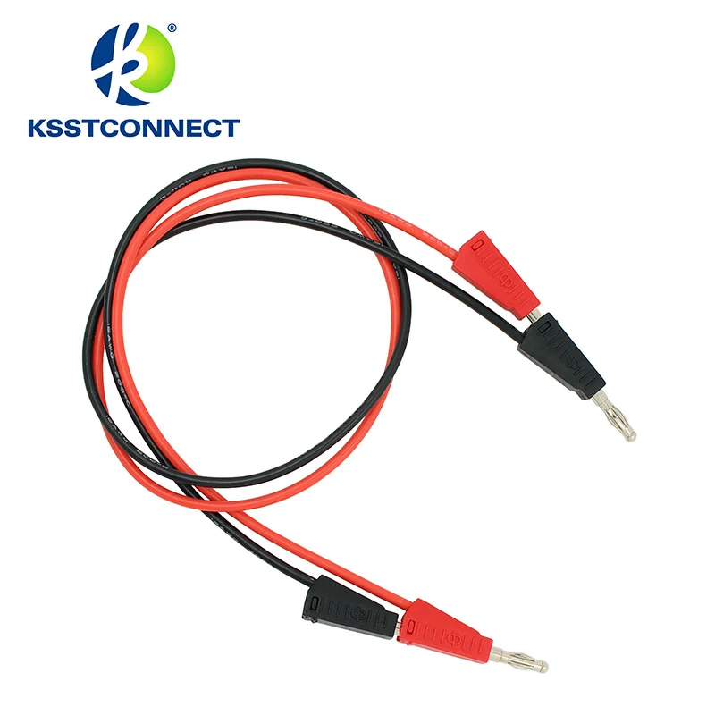 TL090 4 мм разъем типа "банан" 16AWG Тестовые провода стекируемые пробки типа "банан" Тестовые провода кабеля