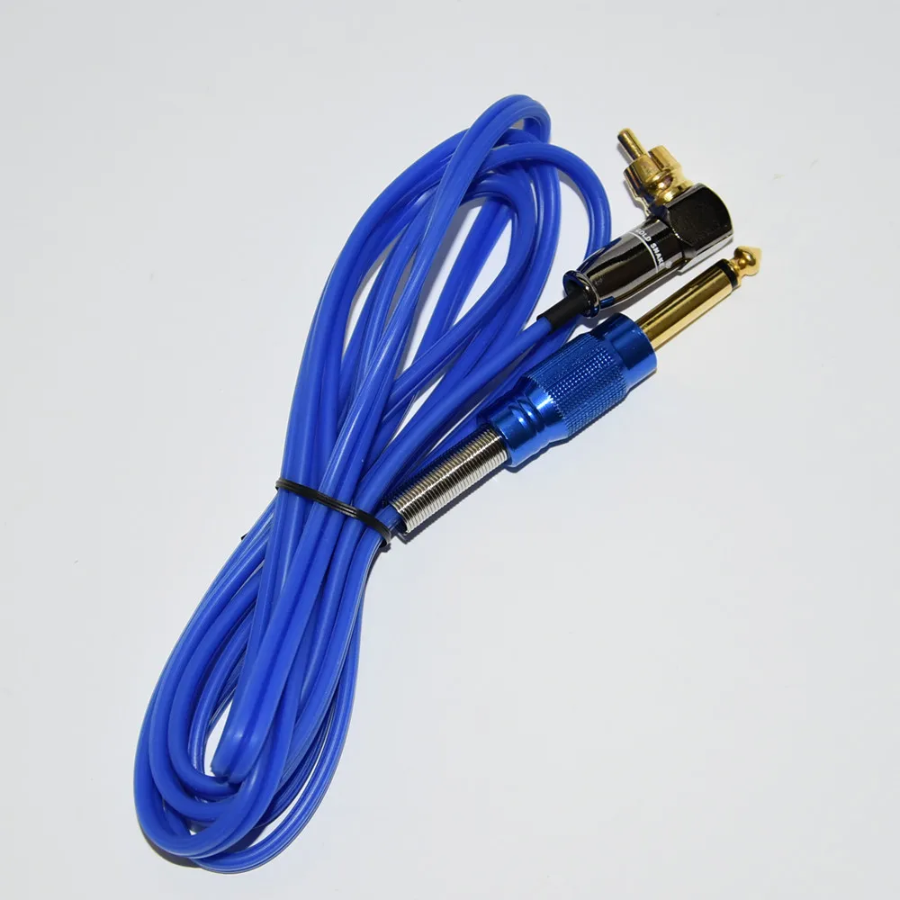 Высокое качество новинка YRYTAT медь RCA тату зажим шнур Мягкий силикон поставка TCC12