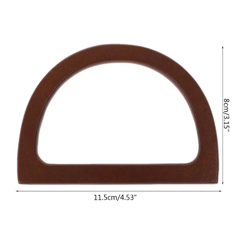 

Fashion design Wooden Handle Replacement DIY Handbag Purse Frame Bag Accessories