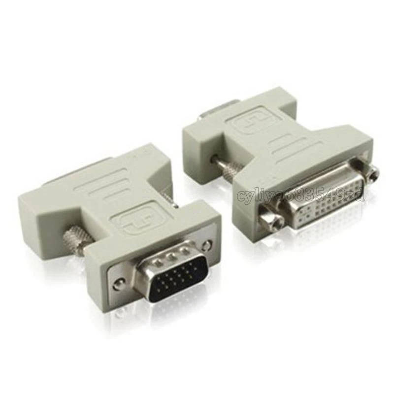 Оптовая продажа 100 шт./лот DVI 24 + 1/DVI 5 Штекерный адаптер VGA Женский D I Бесплатная