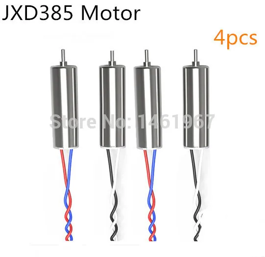 4 шт./лот JXD385 мотор JD385 моторы запасные части для JXD 385 RC Квадрокоптер Дрон RTF JXD-385 VS
