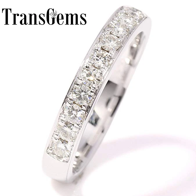 Браслет для женщин transcgems блестящий 0 455 CTW F цветной лабораторный Moissanite алмаз