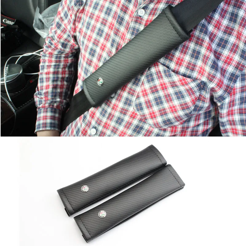 2 шт. автомобиль Стайлинг все углеродного волокна ткани для Альфа Ромео 159 147 156