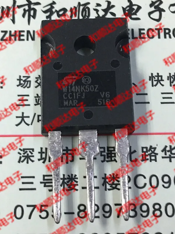 W14NK50Z STW14NK50Z новый оригинальный 14-247-500 В |