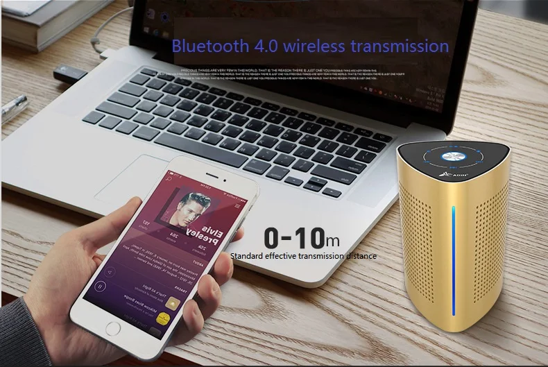 ADIN V8 Вибрационный динамик 36 Вт Bluetooth динамик s беспроводной сабвуфер металлический NFC стерео 3D объемный сенсорный компьютерный телефонный динамик
