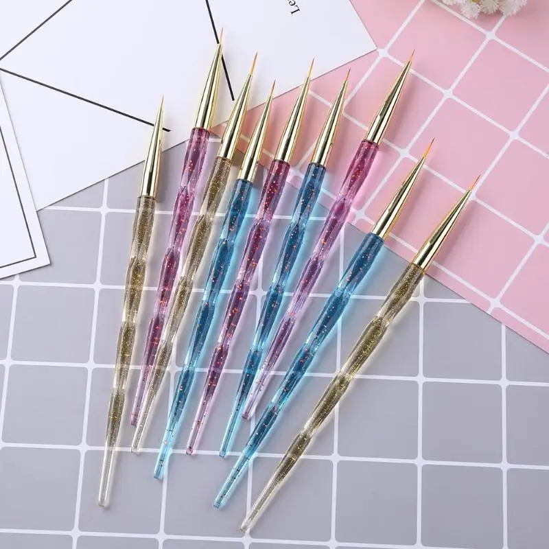 1 шт./3 шт. ручки для дизайна ногтей подводка кисть рисования Ручка УФ-Карандаш